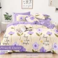 BedCover Set PEACH DAISY UK 180X200 160X200 120X200 90X200 200X200