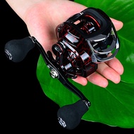 Fishing Baitcasting Reel All Metal Spool 18+1BB 10kg/22LB Max Drag Force Speed Ratio 7.2:1 Magnetic