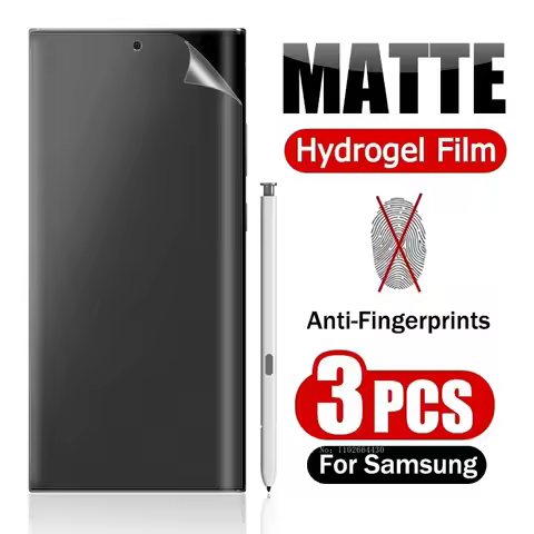 3Pcs Matte Screen Protector For Samsung Galaxy Note 20 Ultra 10 Pro A54 A34 5G A52 A32 A53 A12 A51 A