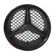 Silver And Black OE Style Front Grille Star Emblem For Mercedes Benz C-Class W204 2008-2014 C180 C20