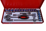 ValueShop Kunci Sok 24 Pcs Premium 1/2 " Socket Set Ratchet CRV