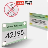 Pace Running bib lock with fixed bib number for safe marathon Running for runners