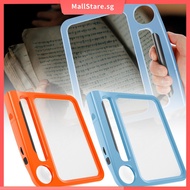 Large Square Magnifying Glass 5X 10X Handheld Magnifying Glass Page Reading Magnifier 48 LED Adjusta