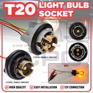 CPO 1156C 1157A T20 Bulb Socket Adapter Connector LED Parking Side Light Lamp Holder T20 LED Bulb So