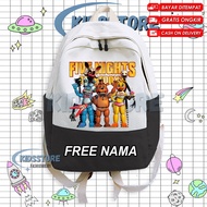 Children's Backpack - Children's School Bag Ages 3-12 Years Five At Night Freddy Motif - Five At Nig