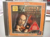 自有收藏 日本版 PS遊戲光碟 TOMB RAIDER 5 CHRONICLES 古墓奇兵5 回憶錄 LARA CRAF