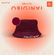 KIM&CO. ORIGINAL - ORIGINAL BUCKET HAT (KCH006) หมวกบัคเก็ต หมวกแฟชั่น กันแดด กันรังสี UV ใส่ได้ทั้ง