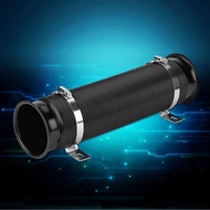 76mm 3inch Universal Cold Air Intake Tube Flexible Duct Hose Kit Extendable to 80cm Length 360 Degre
