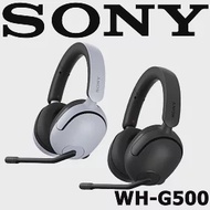 SONY WH-G500(G5)無線耳罩式電競耳機 2色 360空間音效 40mm大單體 索尼公司貨保固一年 黑色