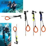 Ronyme Scuba Diving Stick Diving Pointer Rod Noise Maker with Measurement Lobster