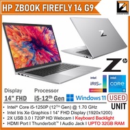 HP ZBOOK FIREFLY 14 G9 Workstation(1 YEAR WARRANTY T&C)14" inch FHD Core i5 12th Gen UPTO 32GB RAM