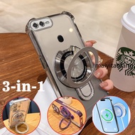 [3 in 1]Case for oppo a5s oppo a12 oppo A7 oppo a3s oppo a12e F9 phone case Shockproof case XXXA5