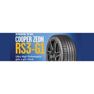 NEW TYRE 225/40R18 ZEON RS3-G1 XL COOPERTIRES (WITH INSTALLATION)