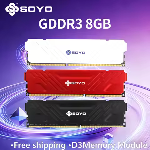 SOYO Memoria Ram DDR3 8GB Desktop 1600 Mhz DIMM Memory Module Ram For Intel & AMD 64Bit 240Pin 1.5V 