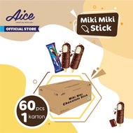 Aice Miki Miki Stick Ice Cream Eskrim 1 karton = isi 60 Pcs Es krim