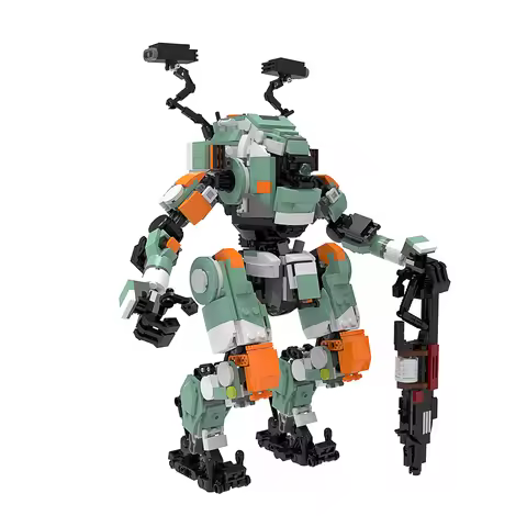 MOC Vanguard-Class Titan BT-7274 Robot Building Blocks Set For Titanfall 2 Battle Mecha Bricks Toys 