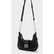Women's MPO High Quality Bags | Charles&amp;Keith Belted Hobo Bag