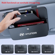 Hyundai car multi functional sunshade storage bag suitable for i10 Kona Getz Accent Elantra Tucson I