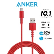 Anker PowerLine Select+ USB to Type C Cable USB C Braided Nylon Cable Fast Charging Cable for Phones, Laptops (A8022)