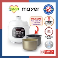 Mayer 0.8L Intelligent Multi-Cook Electric Pressure Cooker [MMPC1650] *1 Yr Warranty*