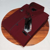 PROMO!!! kemeja lengan pendek pria distro motif keren cowok kemeja lengan pendek polos motif list ma