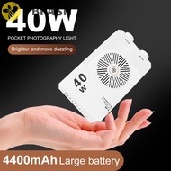 PBFASH RGB LED Camera Light, 40W 2800-9000K Mini LED Video Lamp, Lightweight CRI/TLCI 90+ FX 8 Modes