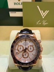 （Sold) Rolex 116515 116515ln Ivory leather strap daytona