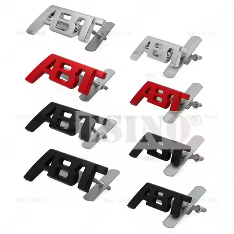 Car Styling ABT Sports Front Grill Badge Decal Metal Zinc Alloy Emblem 3D Car Badge for For Audi S3 