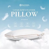 SULTERA 5 STAR DOWN FEATHER PILLOW HOTEL Bantal Hotel Quality Pillow White