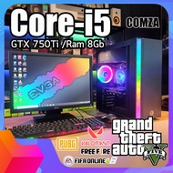 คอมพิวเตอร์ ครบชุด Core i5-3000 /GTX 750Ti /Ram 8Gb ทำงาน-เล่นเกมส์ พร้อมใช้งาน สินค้าคุณภาพ พร้อมจั