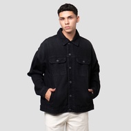 Nevada Big Pocket Trucker Jaket Denim Pria 123038696