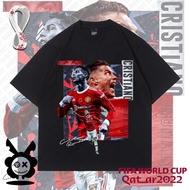 2022 Cristiano Ronaldo Manchester United F.C. Jersey Unisex Football Jersey Portugal Soccer Mens Tee