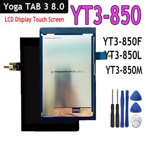 For Lenovo Yoga TAB 3 8.0 YT3-850 LCD YT3-850F YT3-850L YT3-850M LCD Display Touch Screen Digitizer 
