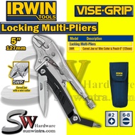 IRWIN The Original 5" / 127MM VISE-GRIP Curved Jaw with Wire Cutter Locking Multi-Pliers #5WR #19234