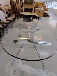 Nomos Table (240cm 橢圓玻璃面) - 特價