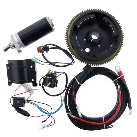 ELECTRIC START KIT FOR YAMAHA PARSUN HIDEA 2 STROKE 9.9HP 15HP 18HP OUTBOARD MOTOR