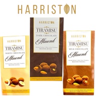 Harriston Almond Milk Chocolate/Almond White Chocolate/Almond Dark Chocolate 80gr
