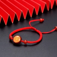 T Tangka Cinnabar Small Perfection Shurangama Mantra Heart Mantra Bracelet Colorful Adjustable Six-C