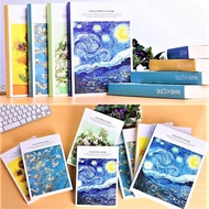 [Ready Stock] A5 B5 120 Sheets Sketchbook Drawing Book Painting Book Van Gogh Monet Impression Desig
