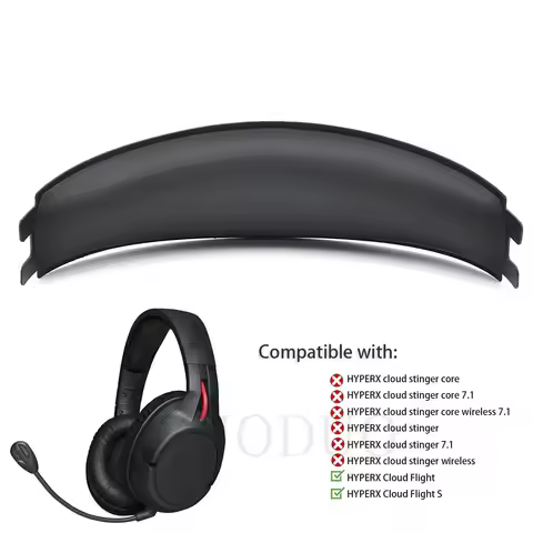 Replacement Headband Compatible with for Hyperx Cloud Flight and (Cloud) Stinger Wired/Wireless Head