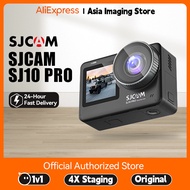 SJCAM SJ10 PRO Dual Screen Sports Camera Waterproof Anti Shake Motorcycle Helmet Recorder 4K Ultra Clear Vlog 360 Degree Camera