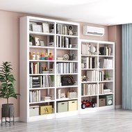 HY-6/Steel Book Shelf Shelf Library Study Reading Room Single Double-Sided Book Cabinet File Shelf Home Wall Bookcase JL