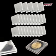 ROWAN1 20pcs/pack Coin Capsule Holder,  Storage Box Medal Collection , Adjustable Coin Capsule