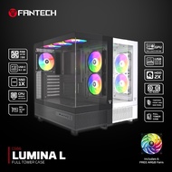 FANTECH CG86 LUMINA L Full Tower Gaming PC Case | ATX / E-ATX | USB-C | Tempered Glass | 6 ARGB Fans