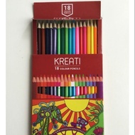 KREATI 18pcs PENCIL COLOUR