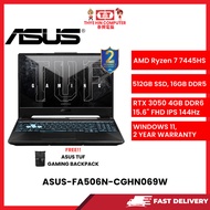 ASUS-FA506N-CGHN069W-AMDRYZEN7-7445HS,16GBR4,512GBM.2SSD,RTX30504GBR6,15.6"FHD,W1164,2YRS