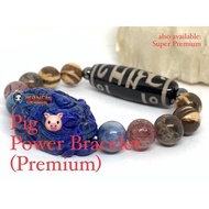 Feng Shui Pig Power Bracelet Premium
