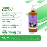 Apivita Mini Bees Gentle Kids Shampoo with Blueberry & Honey 500ml [Suitable for children over 2]