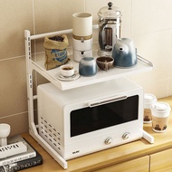 [SG STOCK]Microwave Rack Extendable Kitchen Racks Organiser Adjustable Microwave Rack Cabinet Storage Shlef