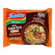 Indomie Rawon Pedas Mercon Khas Jawa Timur + Topping Kriuk Telur Asin